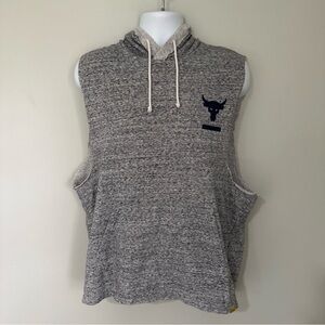 Project Rock Mens Hooded Sweatshirt Tank Top - XL